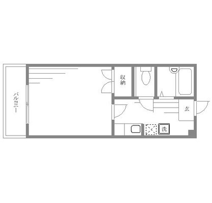 春日 アパート 1K