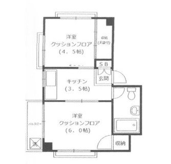 東京都文京区西片１丁目 賃貸マンション 2K