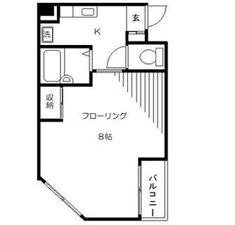 東京都文京区小石川２丁目 賃貸マンション 1K