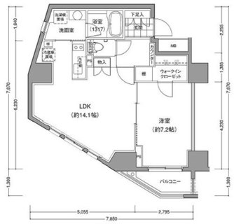 東京都文京区小石川２丁目 賃貸マンション 1LDK