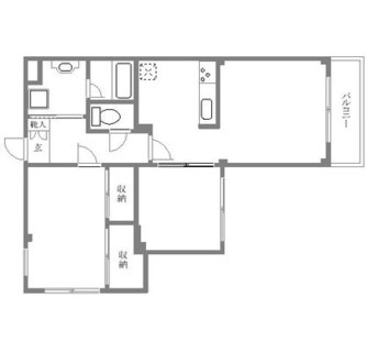 東京都文京区小石川２丁目 賃貸マンション 2LDK